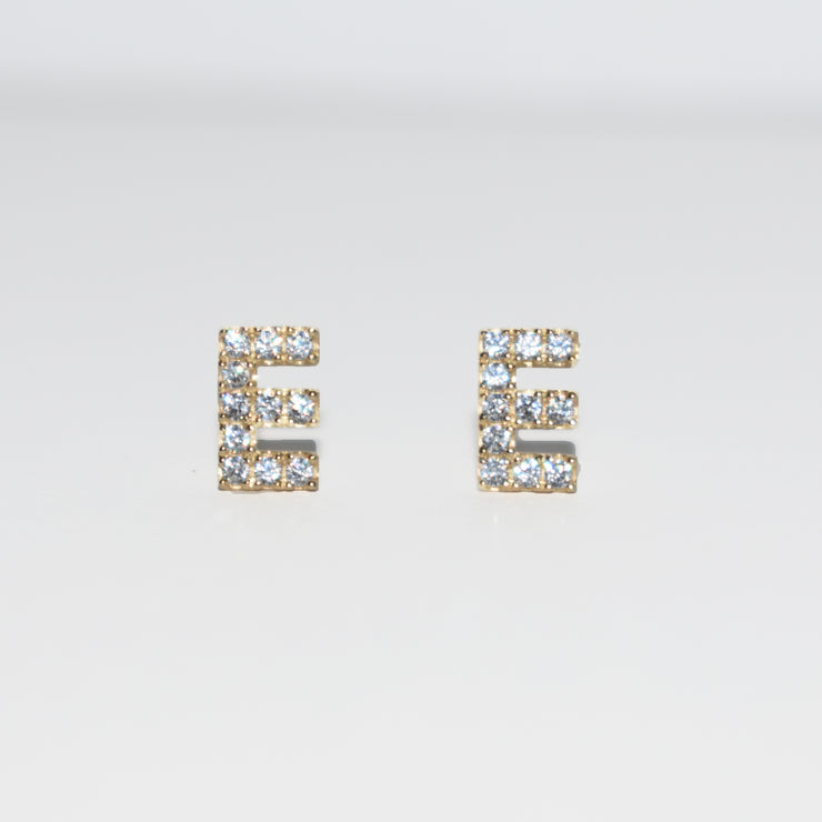 Initial Earrings