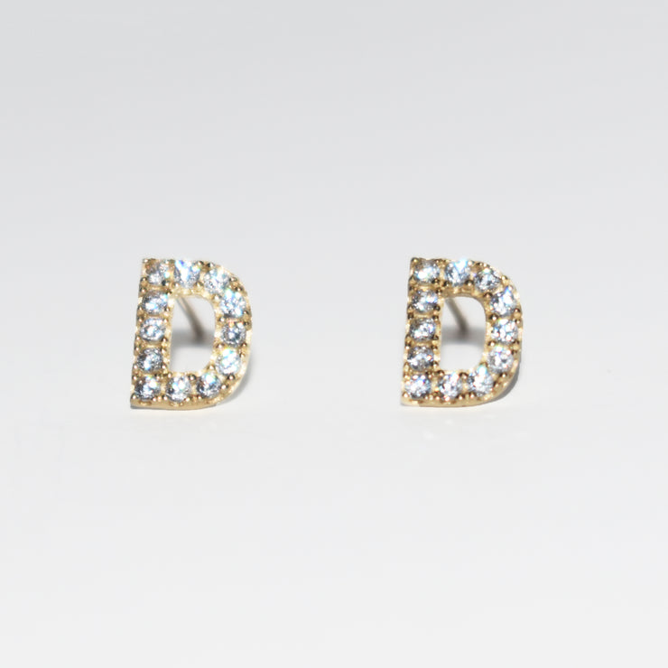 Initial Earrings