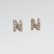 Initial Earrings