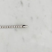 Silver Tennis Anklet